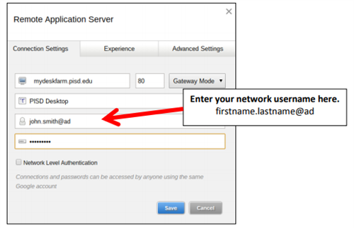 remote application server image 